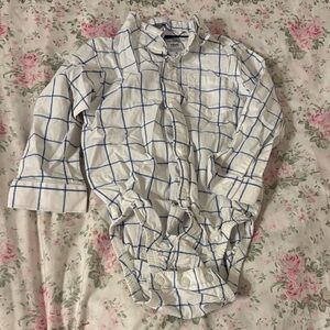 Baby’s carters button up onesie shirt size 18 months